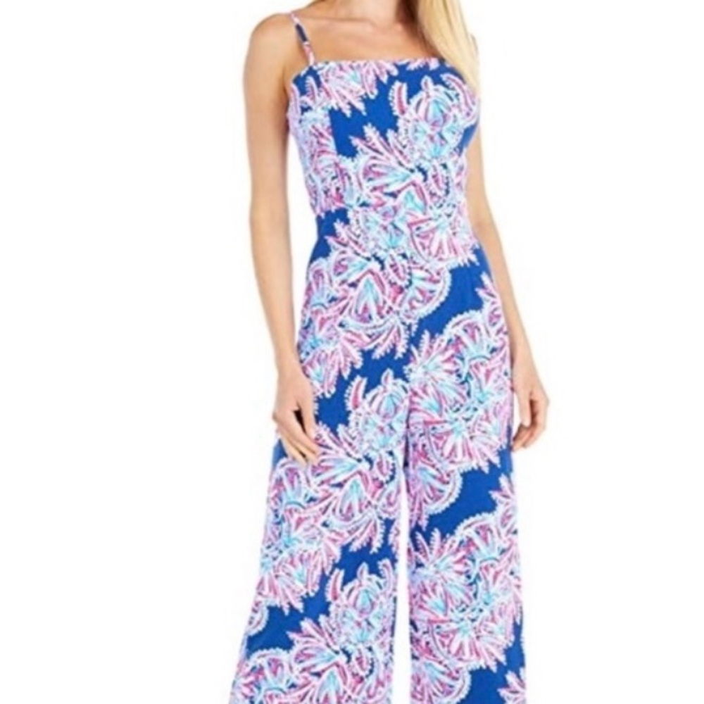 Lilly Pulitzer Sandra jumpsuit Miss Shell sz 8